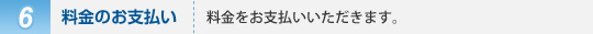 6、料金のお支払い